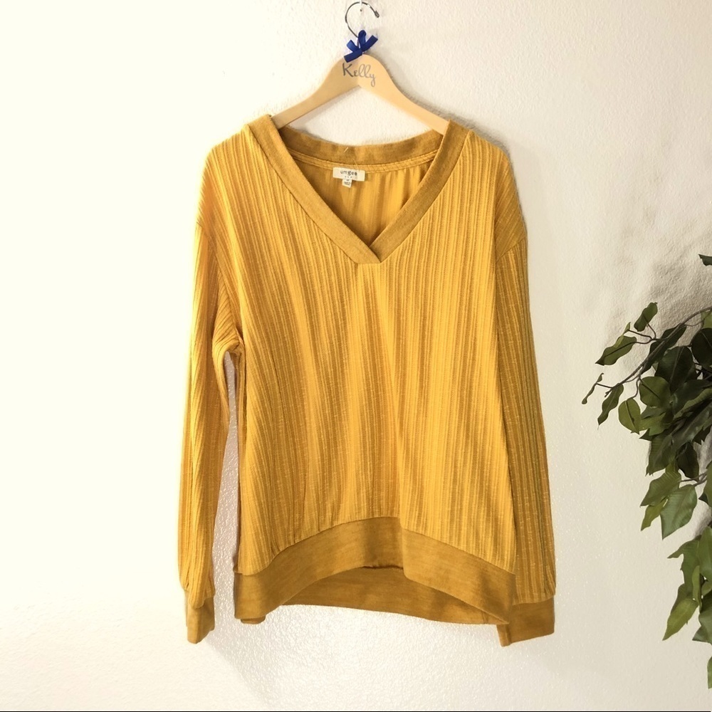 Oversized Umgee Mustard Sweater